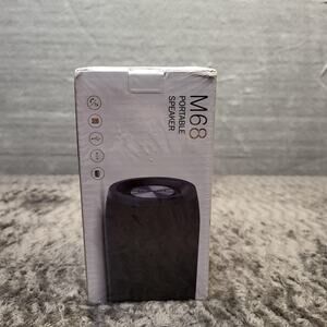 MusiBaby M68 Portable Wireless Bluetooth Speaker Black TF AUX Stereo Sound New